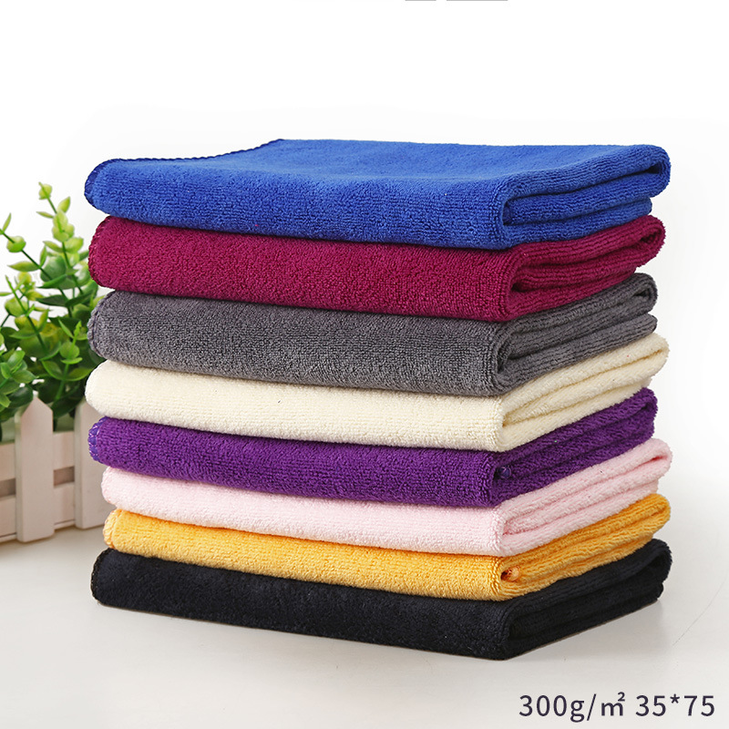 Car Wipe Towel Housekeeping Towel 300G35*75Cm Medium Thick Can Be Used as Logo Microfiber Absorbent