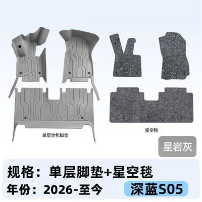 Modelə uyğun ayaqaltı – for Deep Blue S05, full-coverage - star-rock-graydouble-layer-starry-sky-blanket