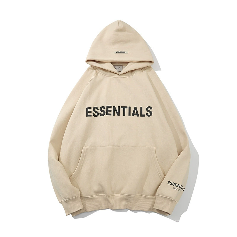 FOG ESSENTIAL новая многострочная толстовка, отражающая куртка, трендовый бренд, надпись на худи, стильный повседневный универсал