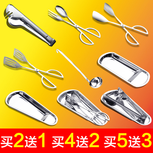 Buffet Clip Food Clip Barbecue Clip Plate Food Clip Spoon Hotel Restaurant Stainless Steel Clip Food