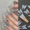 Resin with butterfly, cloth, hair band, bow tie, nail decoration with bow, gradient, new collection