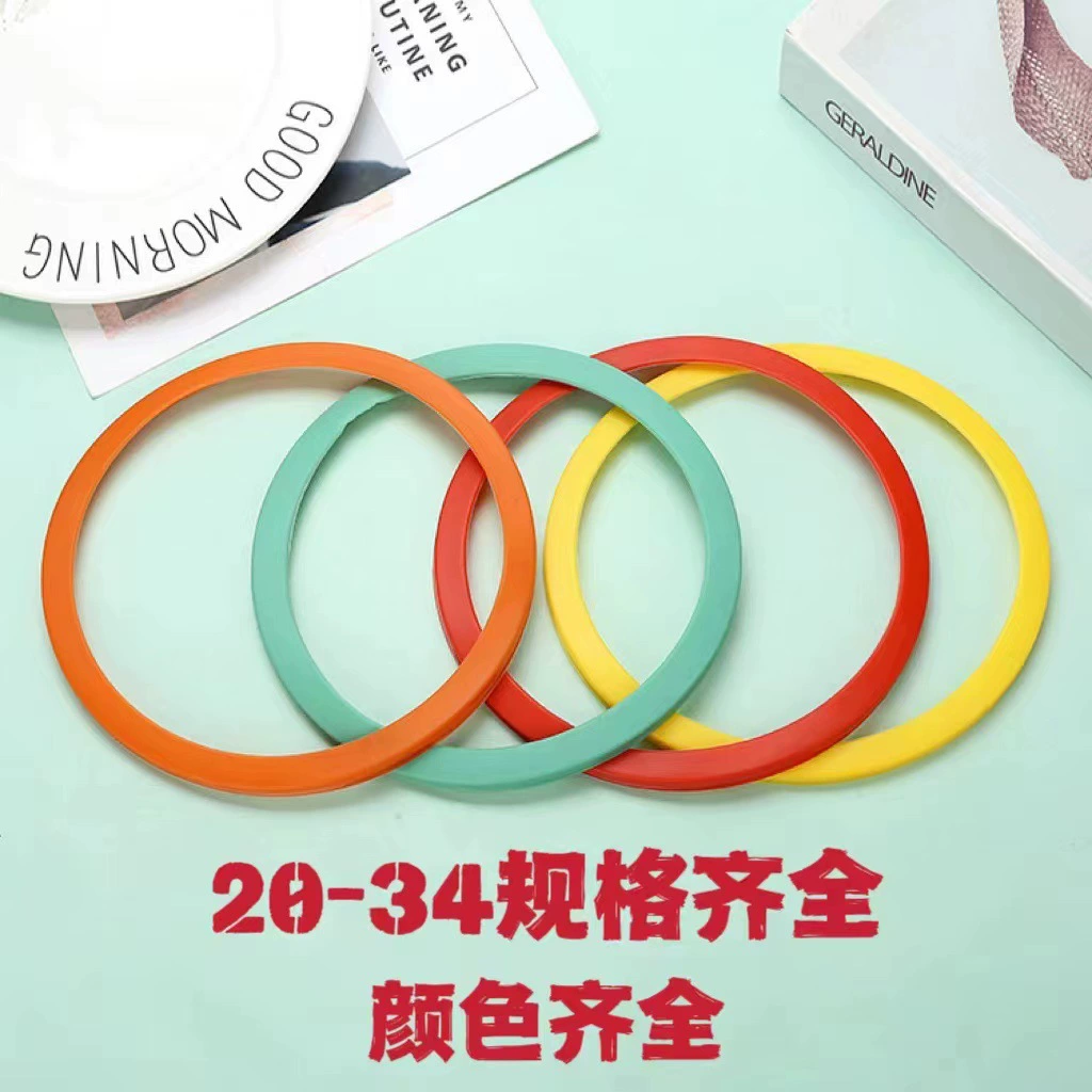 22-34 Силиконовое уплотнительное кольцо Аксессуары для стеклянной крышки Вакуумный горшок Горшок под микро давлением Горшок для супа Универсальное уплотнительное кольцо Прямые поставки с завода