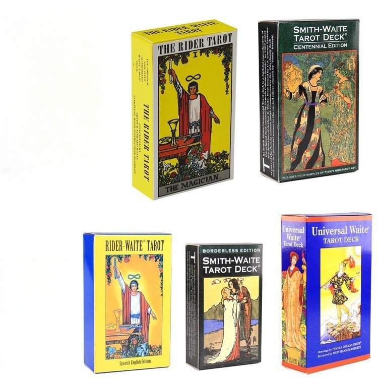 The Rider Tarot Spanish Rider Tarot Cards Smith Waite Board Game Card...