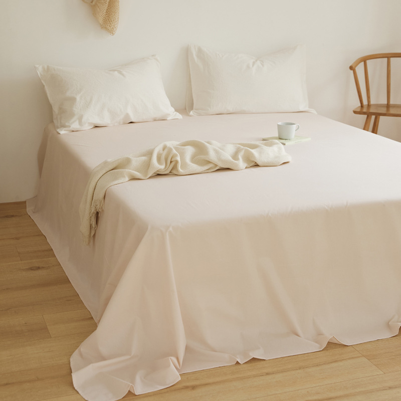 100 sábanas de algodón de color sólido sábanas de algodón dormitorio sábanas dobles individuales sábanas de piel de padres