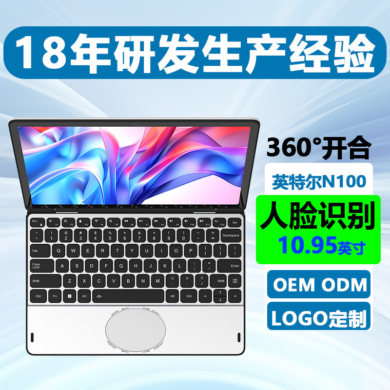 2025 New Product 10.95inch Office Business Design Game Thin and Light Laptop Student Tablet Notebook