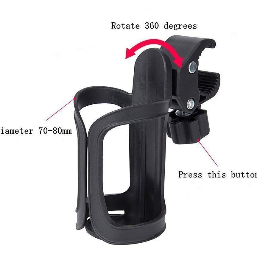 Cochecito de bebé titular de la botella de la bicicleta coche de los niños de liberación rápida titular de la botella de agua titular de la taza