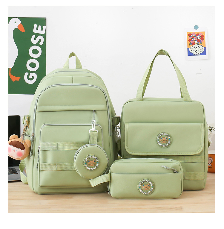 Zaini per bambini, estate, nuova stagione scolastica, zaino per studenti della scuola primaria di 3a e 4a elementare, stile coreano, semplice, grande capacità, borsa casual in tela_voghion.com