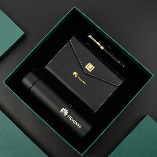 Customized Business Gift Set Notebook Insulated Cup Corporate Gift Set Water Bottle Notebook Gift Box Gift Set