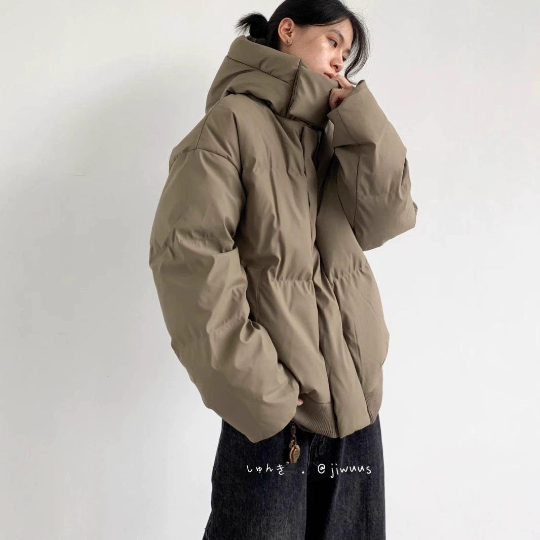 Пуховик мужской 2024 зимний новый американский прилив бренд утолщенный и теплый премиум смысл свободный повседневный хлопчатобумажный куртка