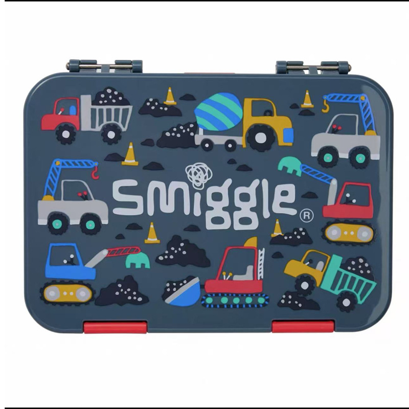 Fiambrera australiana smiggle fiambrera para estudiantes y niños fiambrera de material tritan caja de frutas de picnic al aire libre