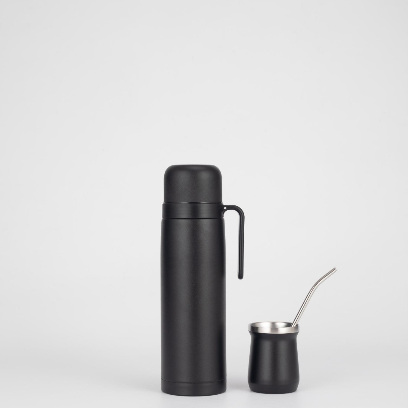 2025 acero inoxidable transfronterizo mate taza de agua portátil a prueba de quemaduras de doble capa
