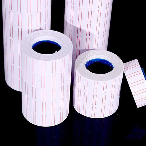 MX-5500 single-row pricing paper, price tag printer paper, code printer paper, price label 550 sheets/roll, good adhesion
