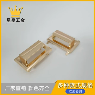 浅金色1寸2穿带插扣手袋前幅肩带固定扣内径3.2厘米厂家批发