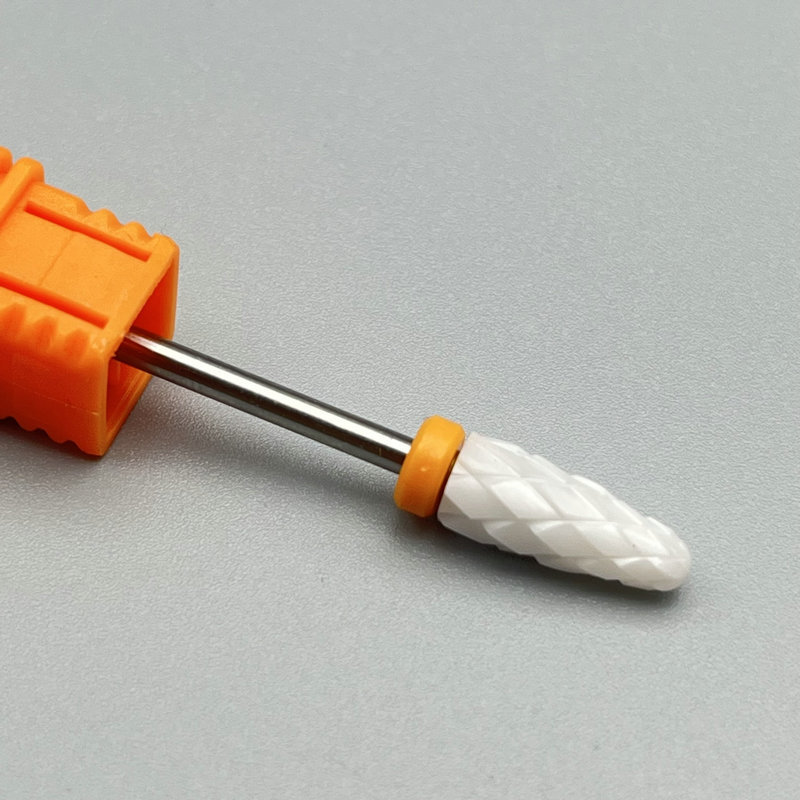 세라믹 옥수수 머리 화이트 도자기 오렌지 링 XXC