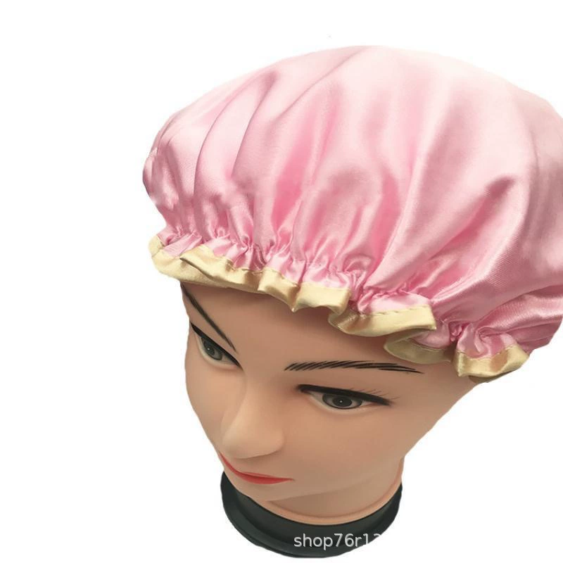 Двухслойная утолщенная водонепроницаемая шляпа для душа для взрослых