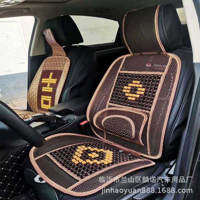 Деревянные бусины Автомобильная Подушка Летняя Новая массажная деревянная подушка для бусин Вентилируемая и дышащая сетка Автомобильная деревянная бусины Подушка для талии