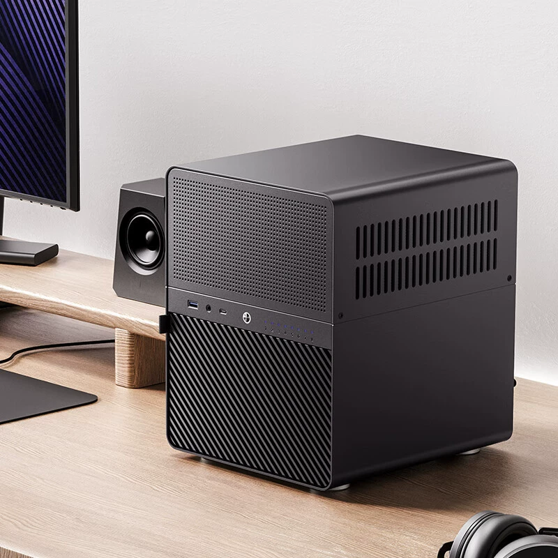 乔思伯 N3mini chassis NAS aluminum 8-bay Type-C interface supports SFX small power supply ITX motherboard