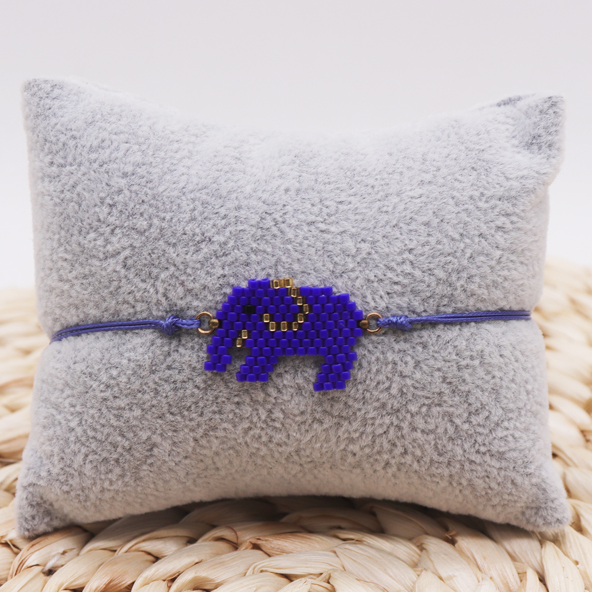 IG-Stil Elefant Saatperle Seil Kettenlos Streich Armbänder Großhandel display picture 9