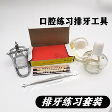 牙科 学生排牙练习材料 技工排牙蜡堤成型工具 全口义齿模型