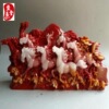 Shoushan stone carving QUARTZ Eight Horses Fengshui Entrance Decoration jade Watch SHORTS