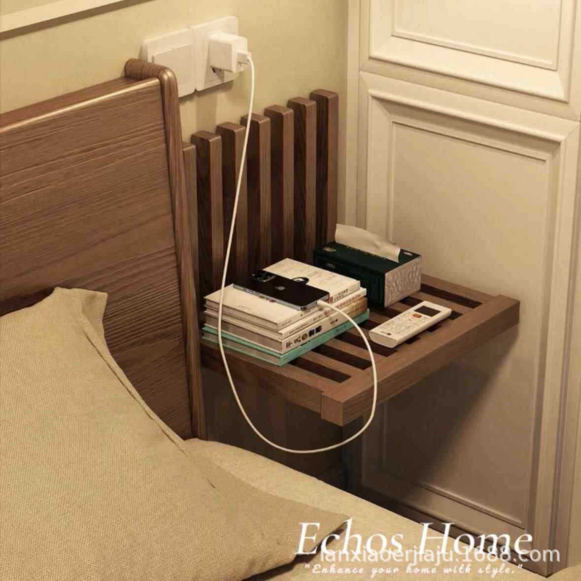 Bedside table 2026 new solid wood foldable creative replacement…