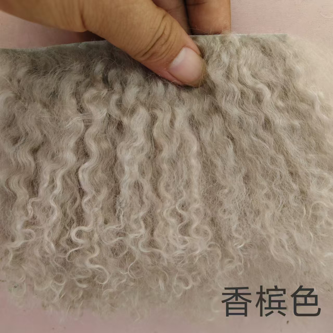 Alta calidad tan lana pelo fila bjd belleza nudo cerdo monstruo soldado monstruo ob11 Gao Ke Er multicolor 6 puntos bebé peluca