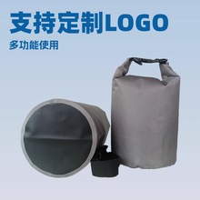 210T格子布面防水包防水袋 沙滩漂流游泳包防水袋防水桶包定制