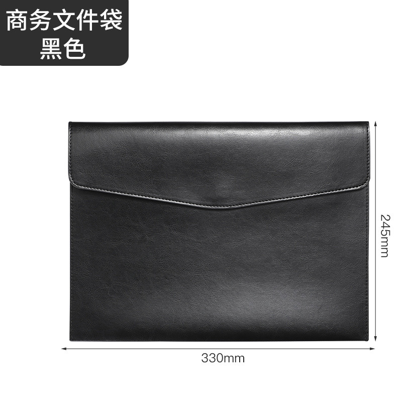 A4PU ファイルバッグ ビジネス オフィス ファイルバッグ シンプルな契約書バッグ 会議情報収納 スポット封筒 支払い|undefined