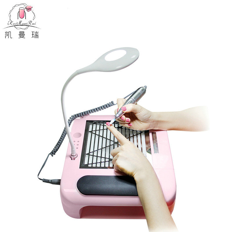 Máquina pulidora profesional para uñas, removedor de uñas seis en uno, lámpara de uñas, aspiradora, máquina de uñas multifuncional todo en uno estilo japonés, transfronteriza