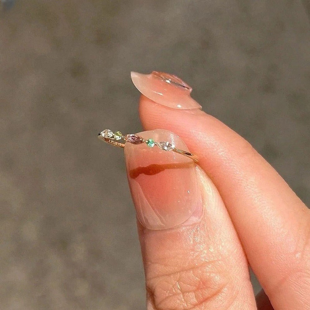 中古風s925純銀ジルコンの指輪