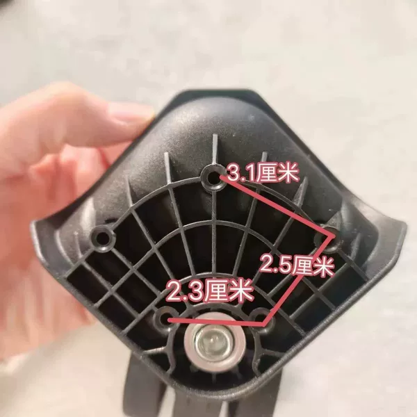 A61 Large Suitcase Wheels Silent Swivel Wheels Luggage Repair Parts Travel Suitcase Replacement Wheels