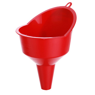 Long Mouth Plastic Oil Funnel with Filter, Car and Motorcycle Gas Station Refueling Equipment, Wide Mouth Funnel