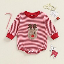P 36926 Christmas Deer Pattern Romper ��¹���� ŷ������羳