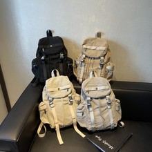 跨境户外背包登山包2025新款大容量学生书包日韩爆款旅行双肩包