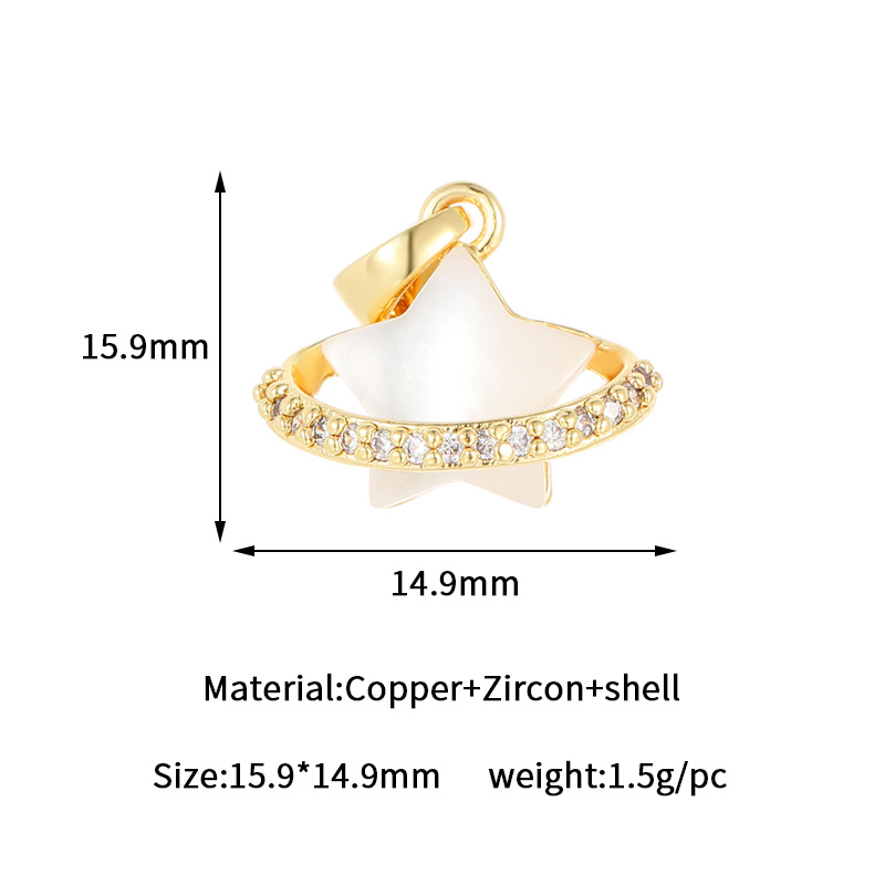 5g Weight Pendant Jewelry Making Type 14K Gold Plated Plating Material DIY Ornament Accessories Classification 1 Piece Quantity Copper Material Heart Shape, Bow Knot, Fish Tail Pattern All Seasons Season Plating Design Elegant, Marine Style, Beach Style 1 Piece Copper 14K Gold Plated Heart Shape Bow Knot Fish Tail Pendant DIY Ornament Accessories 4