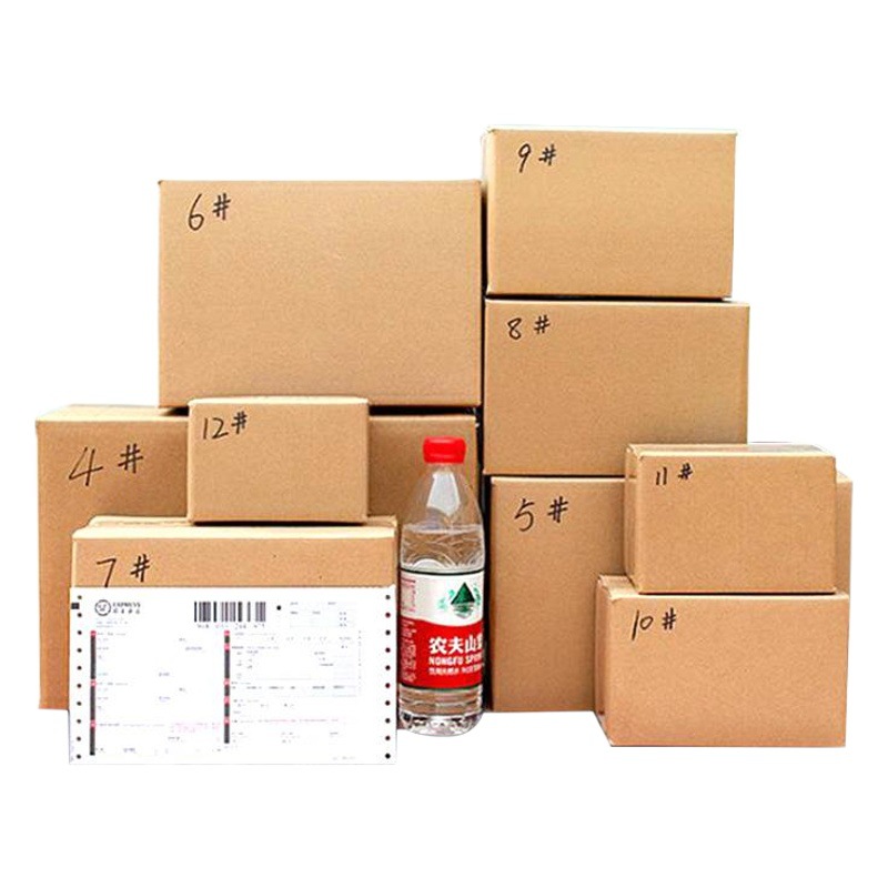 Cajas de cartón para envíos exprés, cajas de embalaje extra resistentes de cinco capas, cajas de cartón grueso para mudanzas, almacenamiento y logística, en stock.