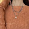 Demi-season necklace, chain for key bag  for beloved, wholesale, simple and elegant design