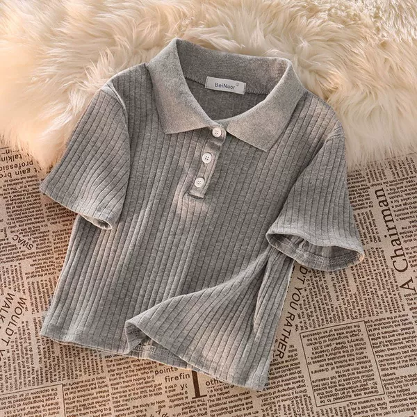 Gray top [Single piece]
