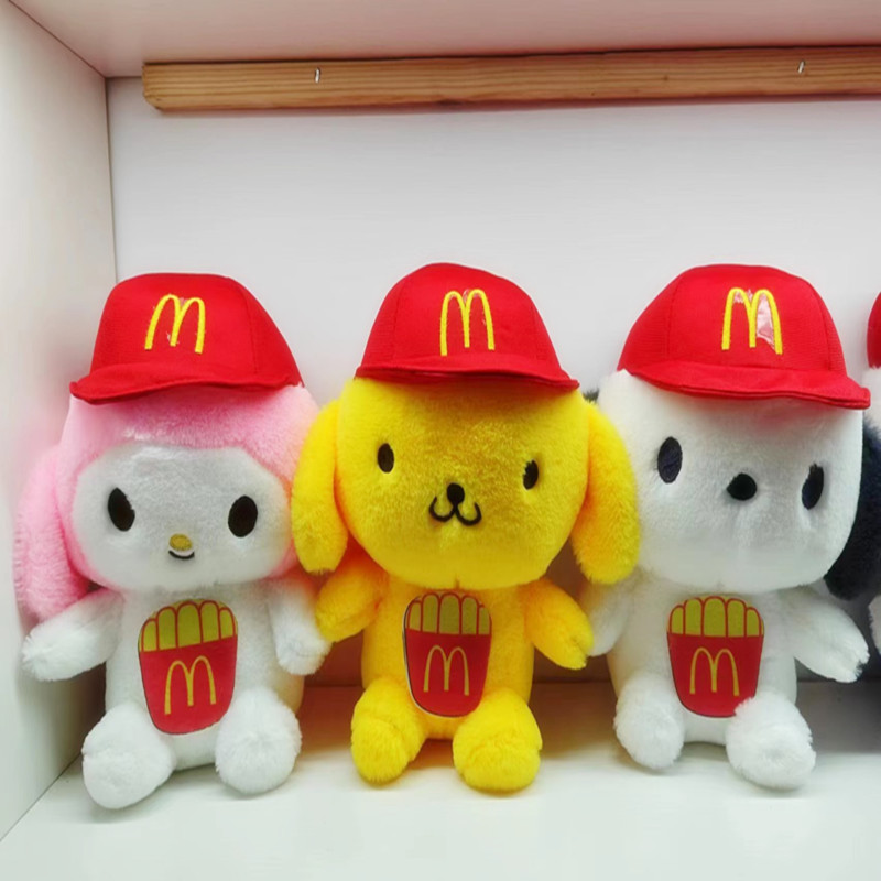 Venta al por mayor 8 pulgadas muñeca captura máquina fábrica felpa juguete muñeca boda actividad lanzando regalo decoración empuje