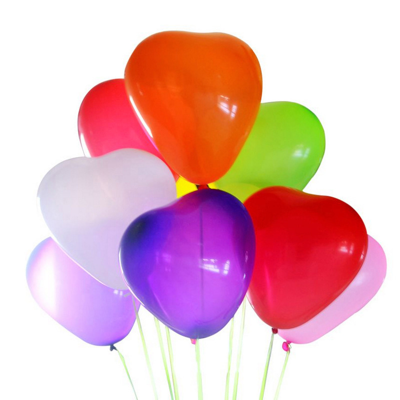 Globo de amor decoración de la habitación de la boda centro comercial actividad diseño globo de látex en forma de corazón celebración confesión globo en forma de corazón