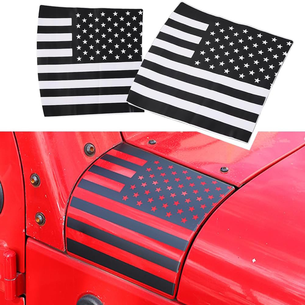 Aplicable Puma JK 2007 - 2017 bandera de los Estados Unidos pegatinas de esquina capó esquina insignia pegatinas