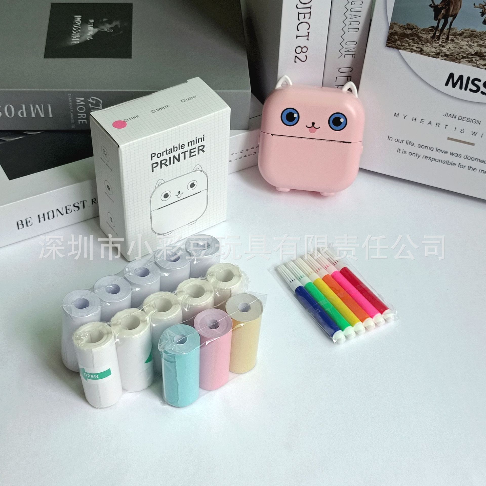 X15 파우더 + 감열지 5개 + 접착지 5개 + 색지 3개 + 색펜