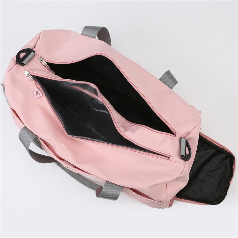 Bolsa de fitness de gran capacidad de corta distancia 2024 nuevo bolso de entrenamiento de separación en seco y húmedo, bolsa de viaje deportiva al por mayor