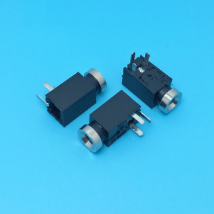 PJ-210A���C����2.5mm���lĸ�� ���^ �~�^ 3�_���_ ֱ�� 2.5�ӿ�