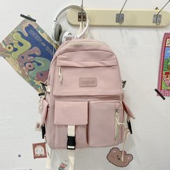 School bag female junior high school student campus casual backpack boy simple student computer bag backpack 2024 new trend
