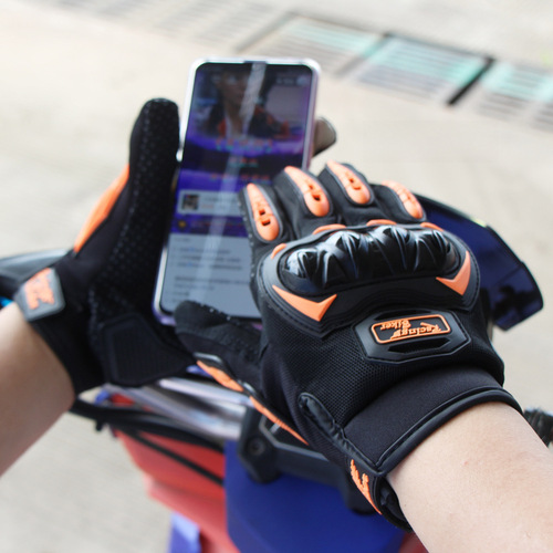 Touchscreen Summer Autumn Motorcycle Rider Biker Glove Protective Anti-Fall Hard Shell Protective Off-Road Glove