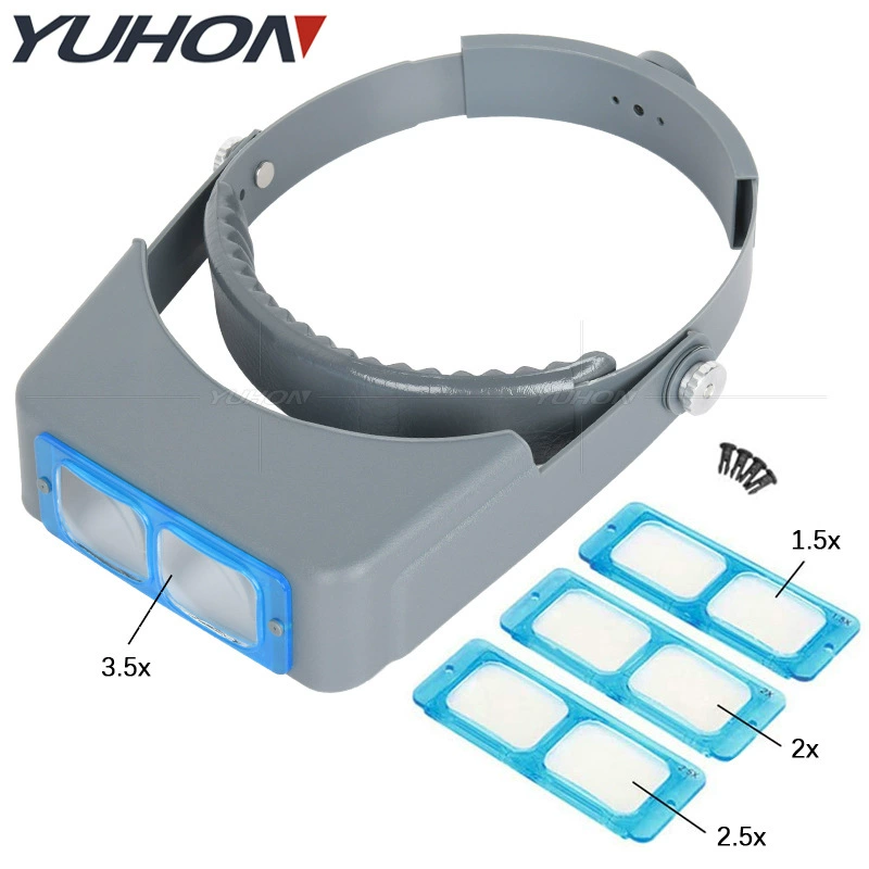 Головной убор четыре несколько электронное промышленное обслуживание Электрическая работа увеличительное стекло оптическое стекло линза чтение идентификация вышивки