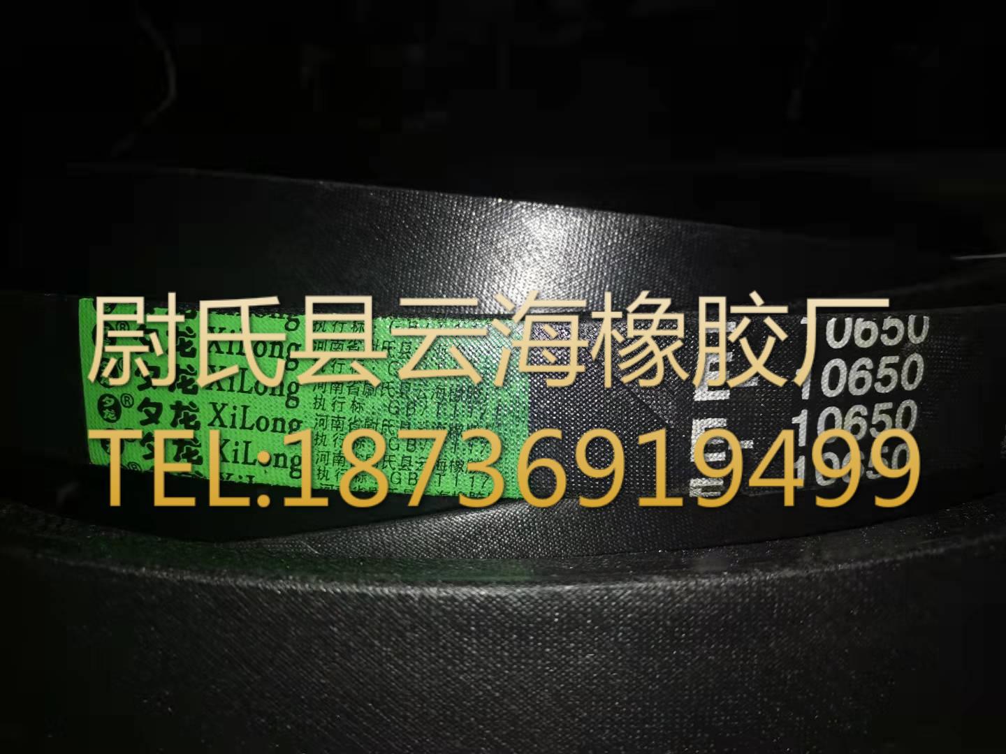 普通V带 E型三角带 破碎机用三角带 矿山设备用E型三角带E10650mm