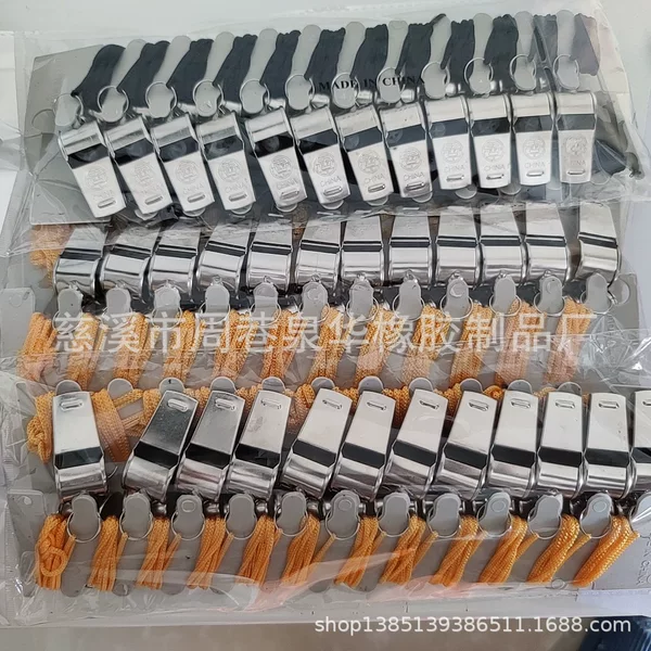24 Plates Loaded Metal Iron Whistles