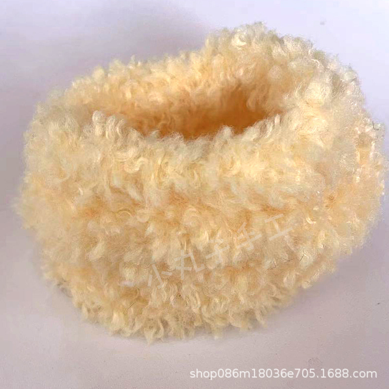 Suministro directo de fábrica 10mm lana rizado palo trenzado Super grueso Super denso hecho a mano DIY pequeña leche perro pelo raíz al por mayor